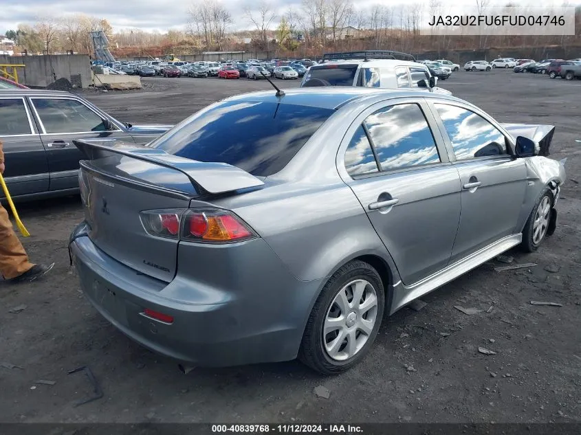 2015 Mitsubishi Lancer Es VIN: JA32U2FU6FUD04746 Lot: 40839768