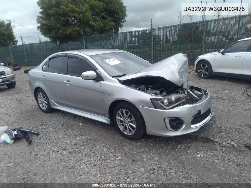 JA32V2FW3GU003476 2016 Mitsubishi Lancer Es