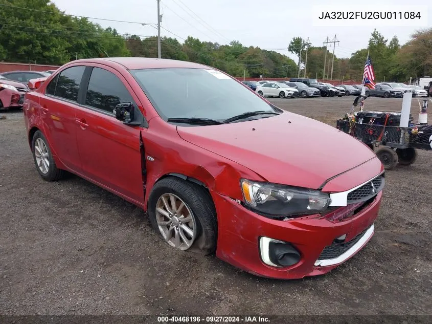 2016 Mitsubishi Lancer Es VIN: JA32U2FU2GU011084 Lot: 40468196