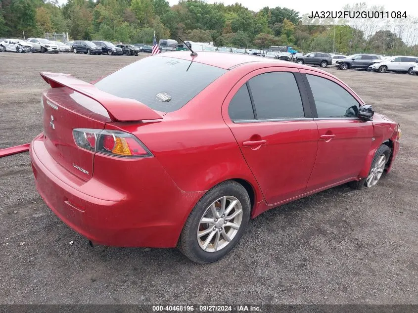 2016 Mitsubishi Lancer Es VIN: JA32U2FU2GU011084 Lot: 40468196