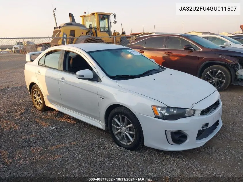 2016 Mitsubishi Lancer Es VIN: JA32U2FU4GU011507 Lot: 40577832