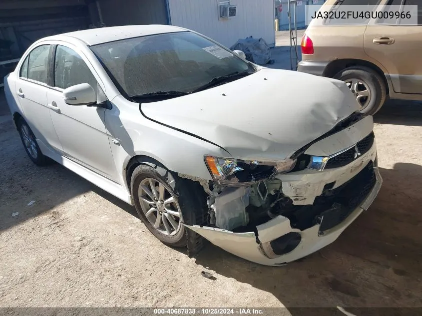 2016 Mitsubishi Lancer Es VIN: JA32U2FU4GU009966 Lot: 40687838