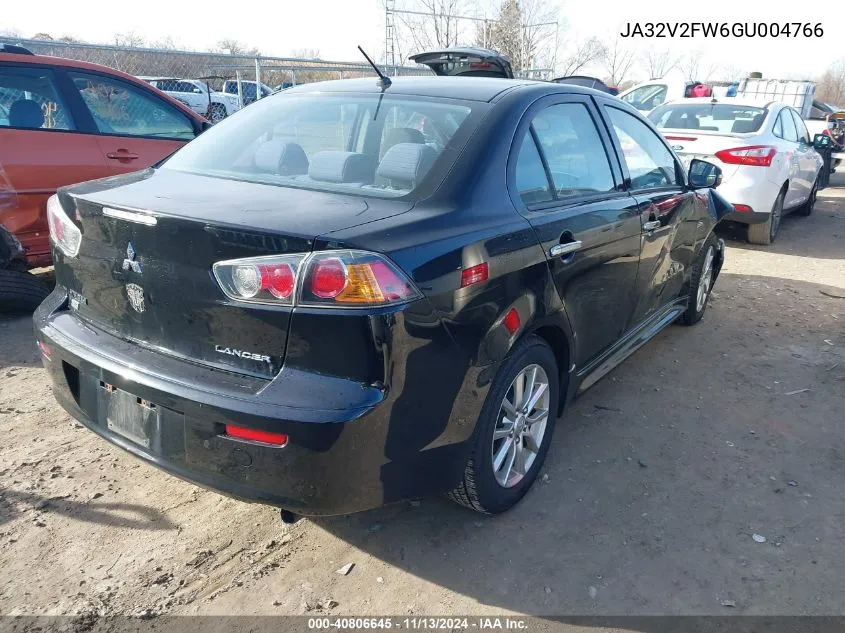 JA32V2FW6GU004766 2016 Mitsubishi Lancer Es