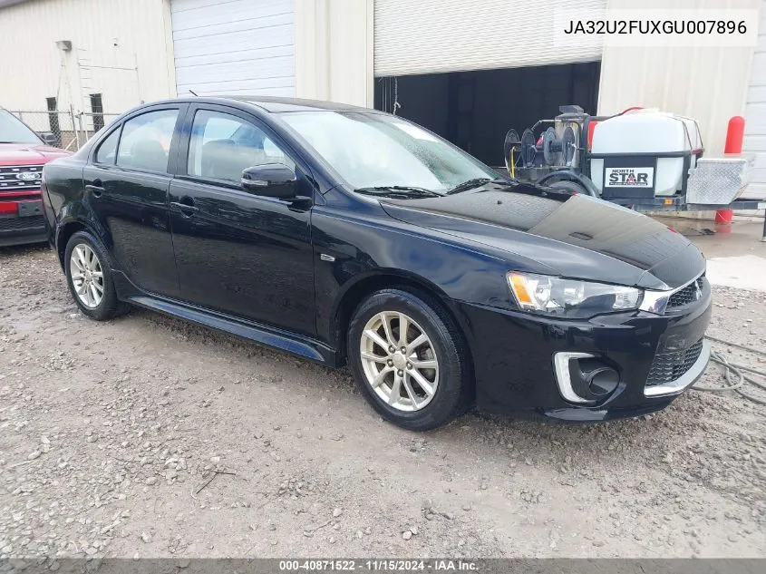 2016 Mitsubishi Lancer Es VIN: JA32U2FUXGU007896 Lot: 40871522