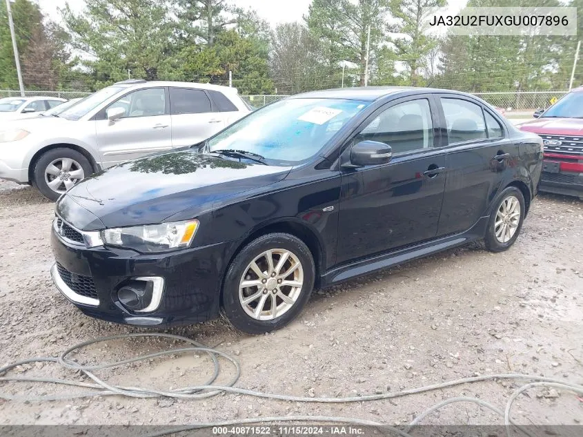 2016 Mitsubishi Lancer Es VIN: JA32U2FUXGU007896 Lot: 40871522