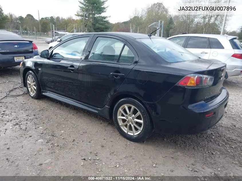 2016 Mitsubishi Lancer Es VIN: JA32U2FUXGU007896 Lot: 40871522