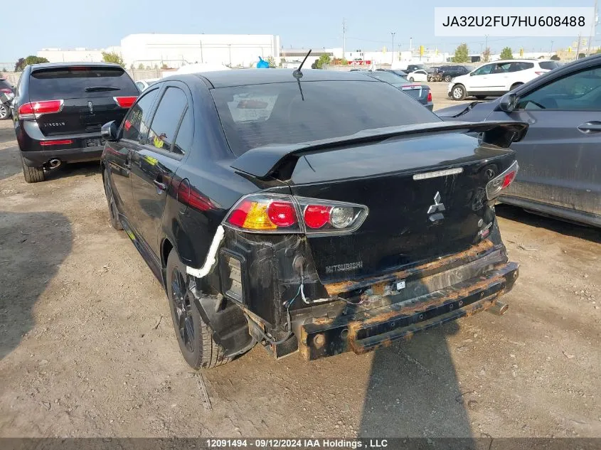 JA32U2FU7HU608488 2017 Mitsubishi Lancer