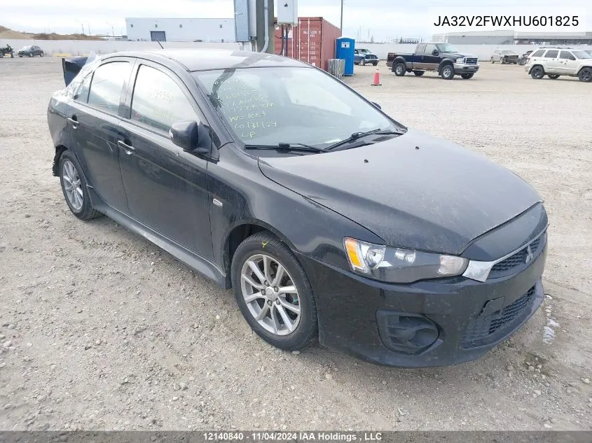 2017 Mitsubishi Lancer VIN: JA32V2FWXHU601825 Lot: 12140840