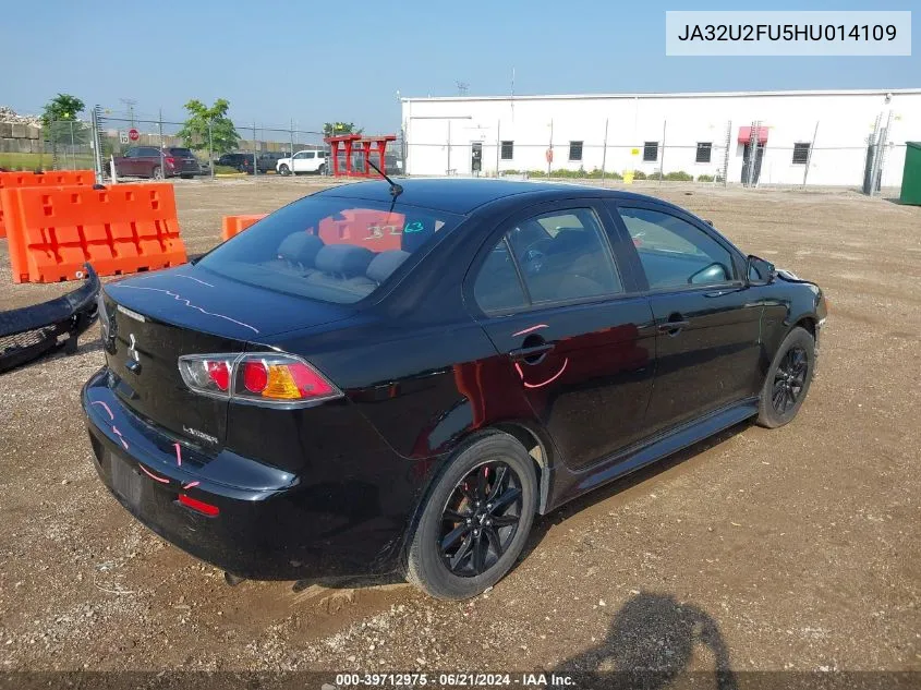 2017 Mitsubishi Lancer Le VIN: JA32U2FU5HU014109 Lot: 39712975