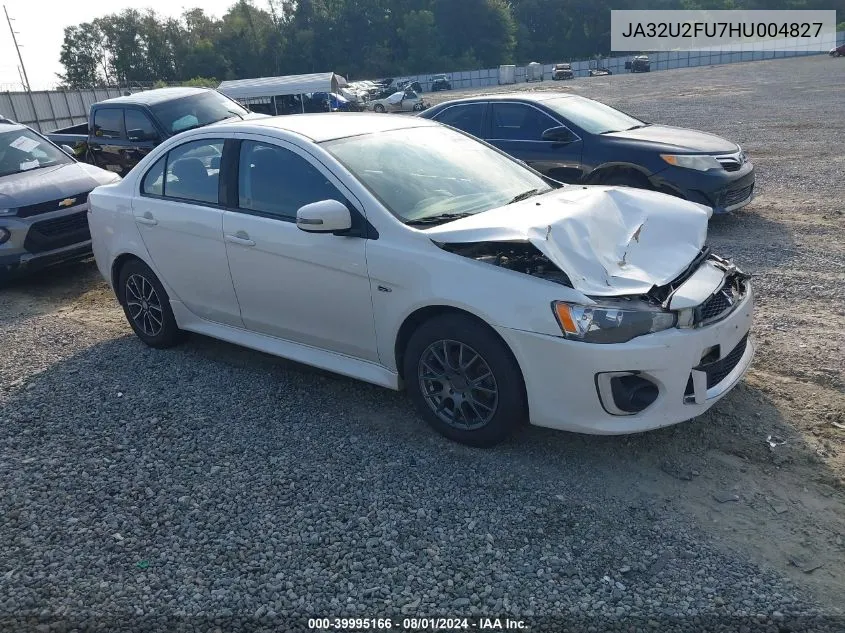 JA32U2FU7HU004827 2017 Mitsubishi Lancer Es