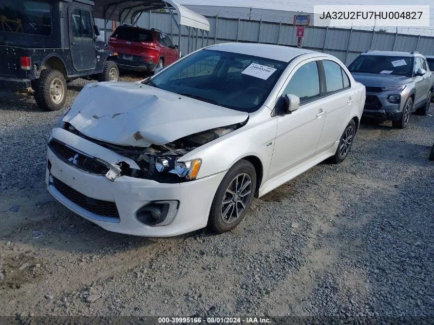 2017 Mitsubishi Lancer Es VIN: JA32U2FU7HU004827 Lot: 39995166