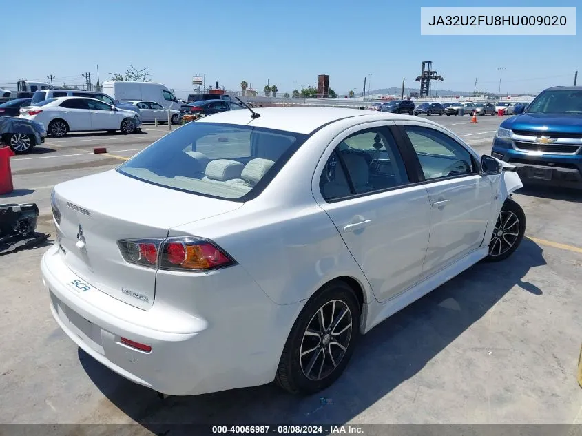 2017 Mitsubishi Lancer Es VIN: JA32U2FU8HU009020 Lot: 40056987