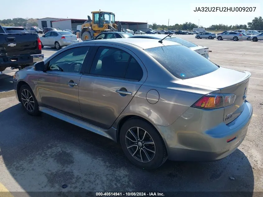 2017 Mitsubishi Lancer Es VIN: JA32U2FU2HU009207 Lot: 40514941