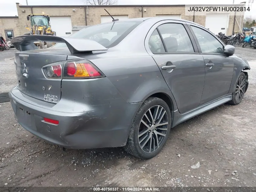 2017 Mitsubishi Lancer Es VIN: JA32V2FW1HU002814 Lot: 40750337