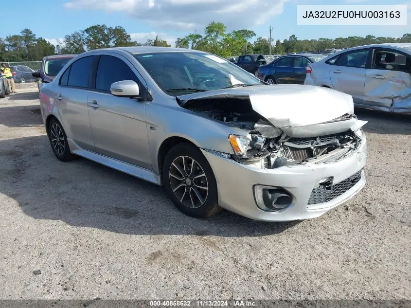 2017 Mitsubishi Lancer Es VIN: JA32U2FU0HU003163 Lot: 40858632