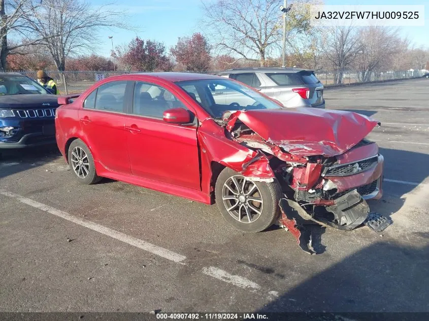 2017 Mitsubishi Lancer Es VIN: JA32V2FW7HU009525 Lot: 40907492