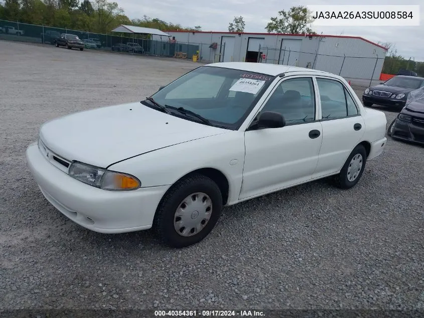 1995 Mitsubishi Mirage S VIN: JA3AA26A3SU008584 Lot: 40354361