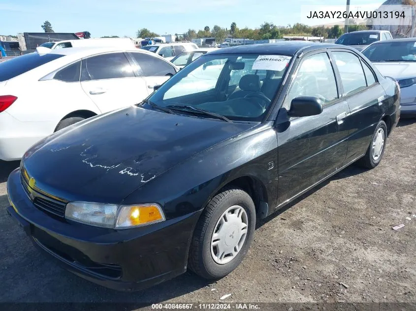 1997 Mitsubishi Mirage De VIN: JA3AY26A4VU013194 Lot: 40846667