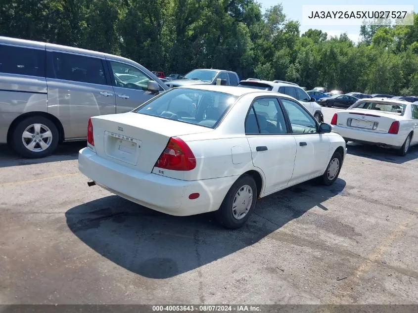 1999 Mitsubishi Mirage De VIN: JA3AY26A5XU027527 Lot: 40053643