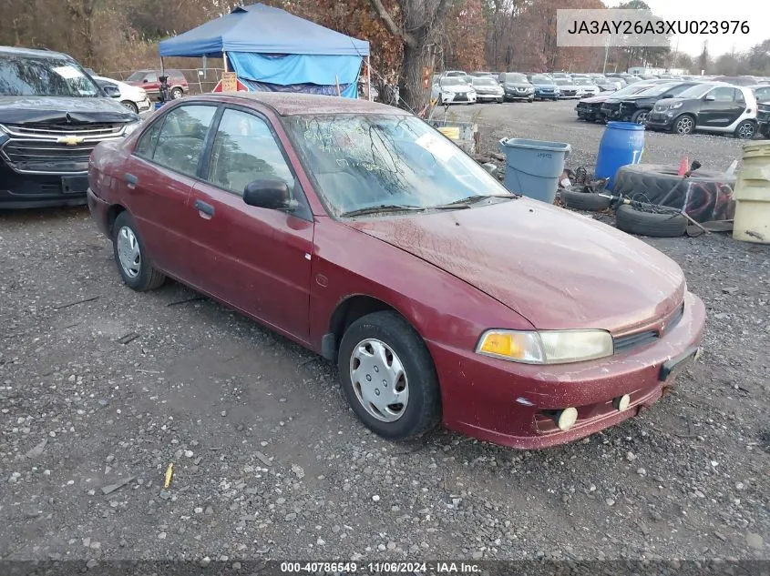 1999 Mitsubishi Mirage De VIN: JA3AY26A3XU023976 Lot: 40786549