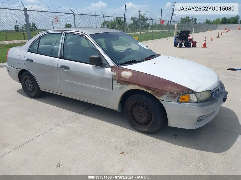 2000 Mitsubishi Mirage De VIN: JA3AY26C2YU015080 Lot: 39781108