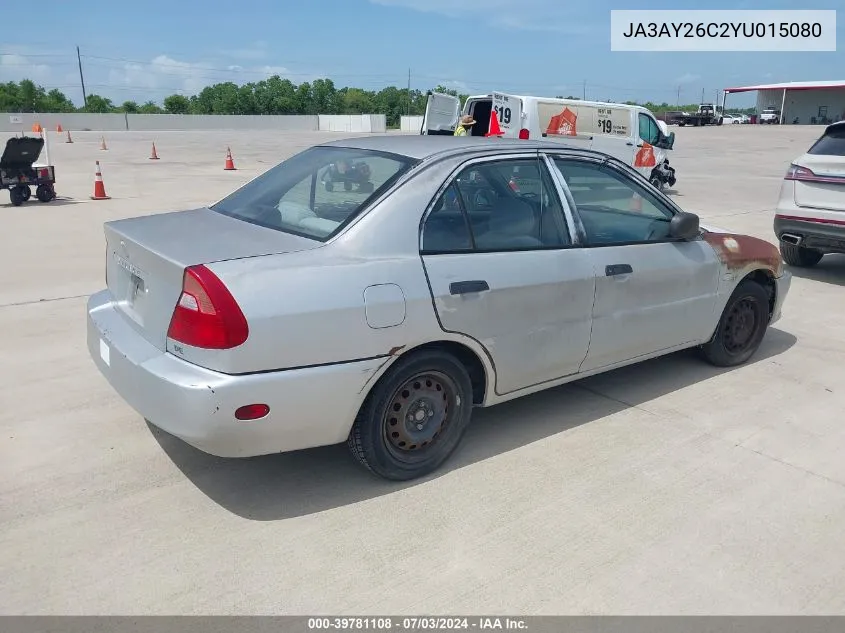 JA3AY26C2YU015080 2000 Mitsubishi Mirage De