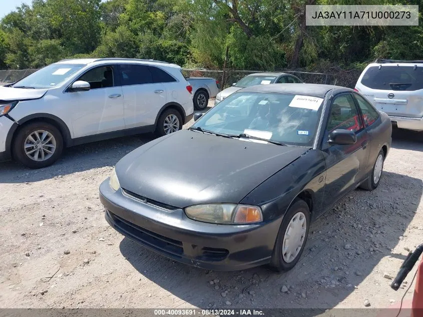 2001 Mitsubishi Mirage De VIN: JA3AY11A71U000273 Lot: 40093691