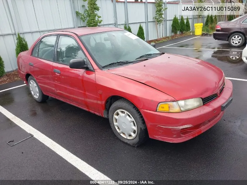 2001 Mitsubishi Mirage Es VIN: JA3AY26C11U015089 Lot: 40417223