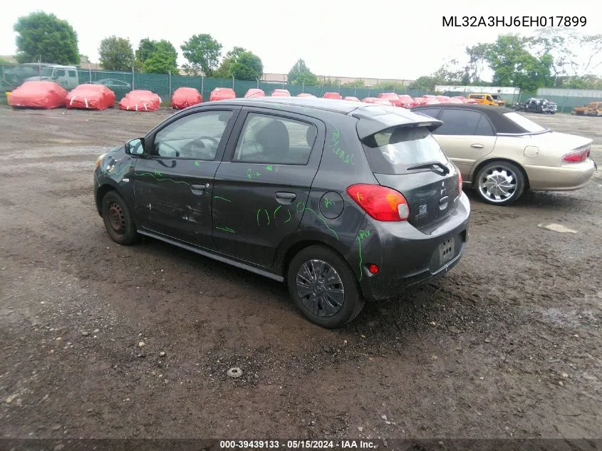 ML32A3HJ6EH017899 2014 Mitsubishi Mirage De