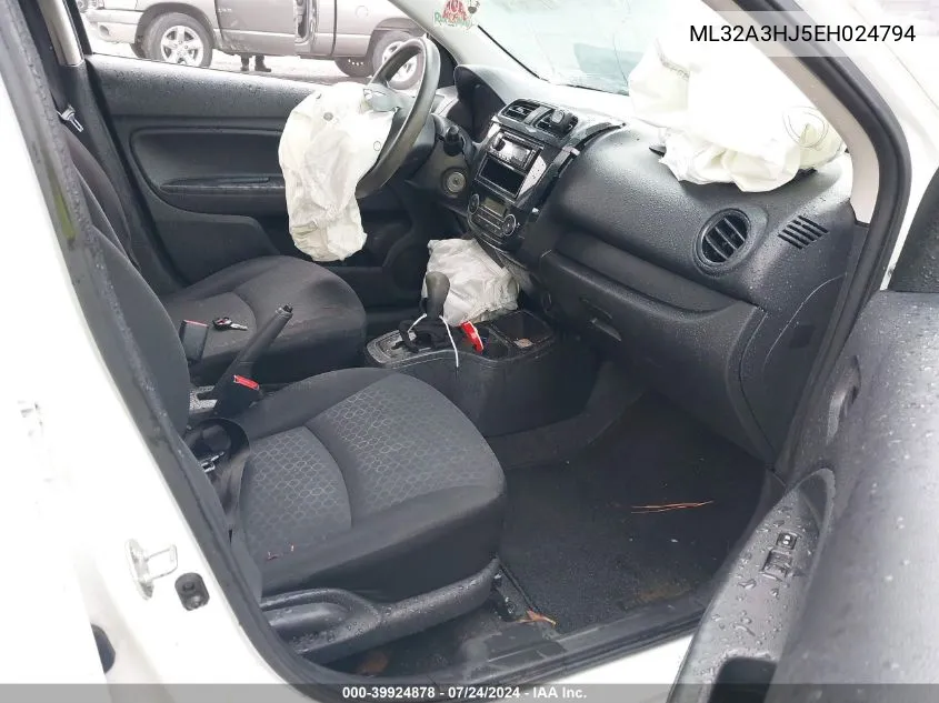 ML32A3HJ5EH024794 2014 Mitsubishi Mirage De