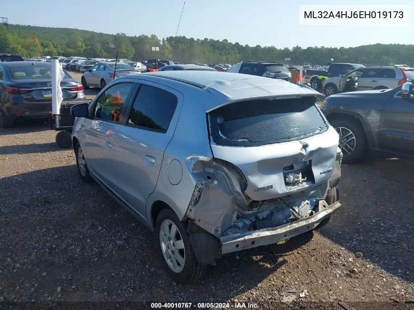 ML32A4HJ6EH019173 2014 Mitsubishi Mirage Es