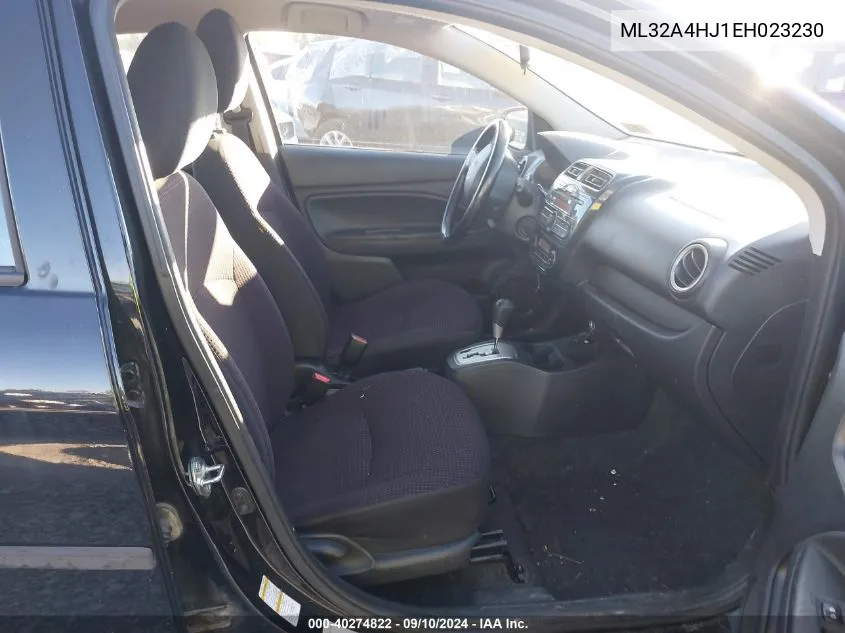 ML32A4HJ1EH023230 2014 Mitsubishi Mirage Es