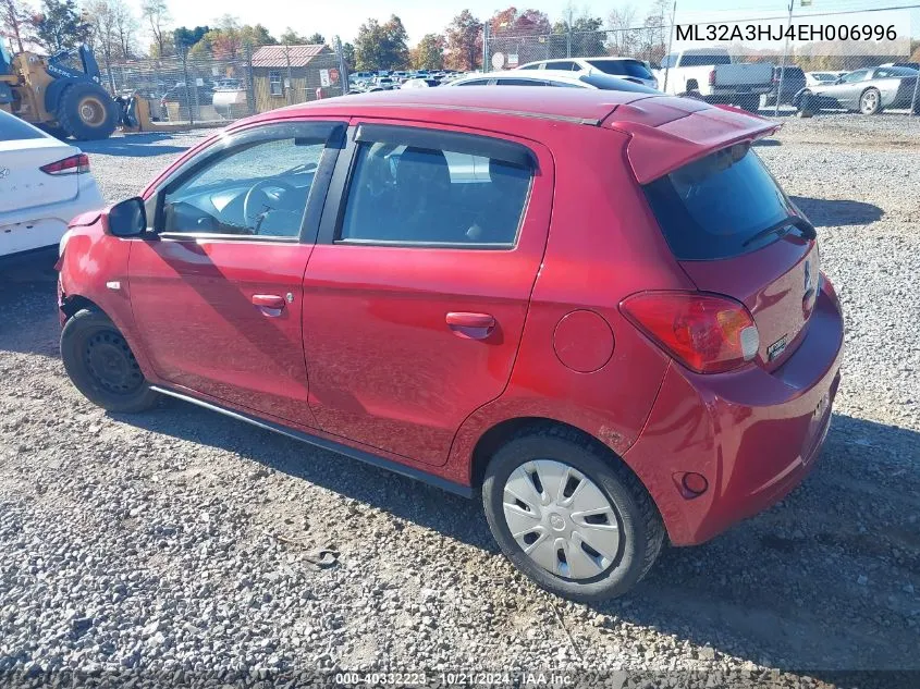 ML32A3HJ4EH006996 2014 Mitsubishi Mirage De