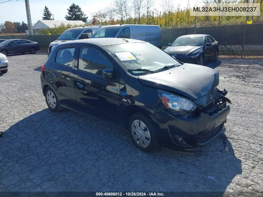 2014 Mitsubishi Mirage De VIN: ML32A3HJ3EH008237 Lot: 40686012