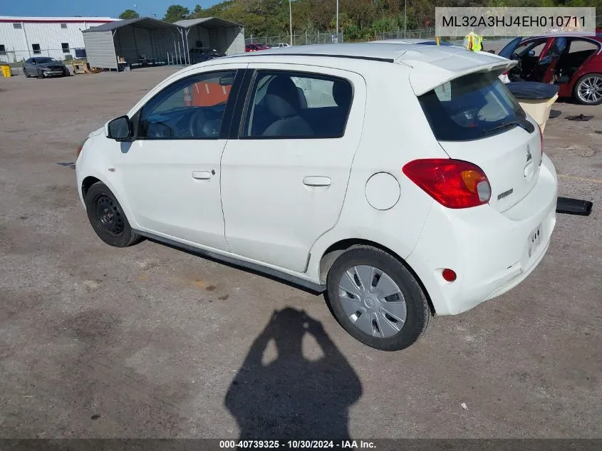 ML32A3HJ4EH010711 2014 Mitsubishi Mirage De