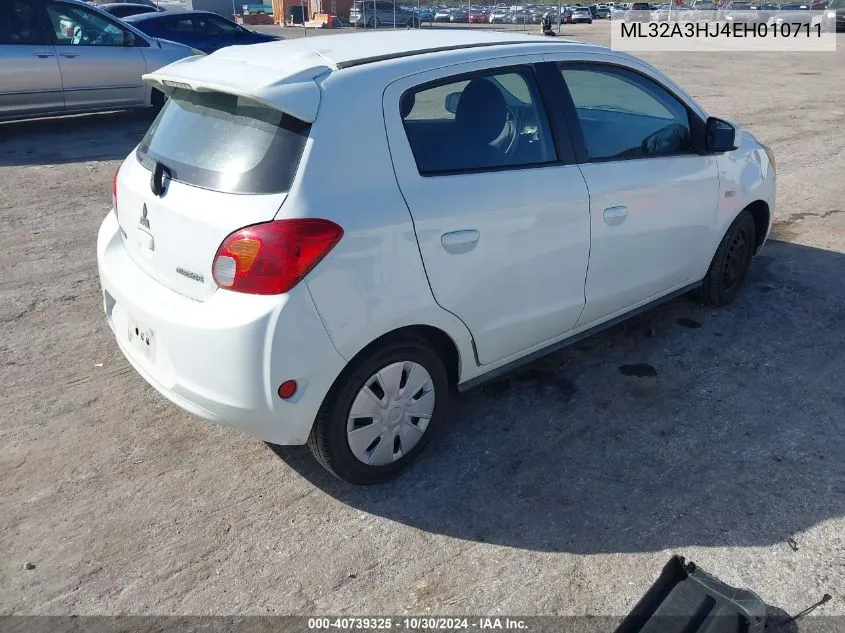 ML32A3HJ4EH010711 2014 Mitsubishi Mirage De