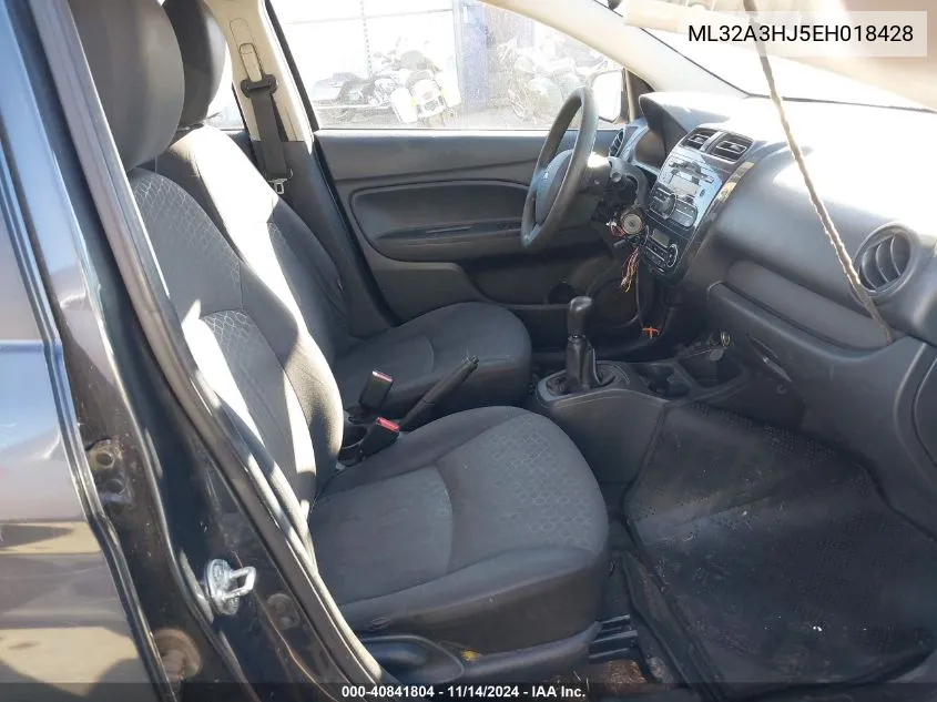 ML32A3HJ5EH018428 2014 Mitsubishi Mirage De