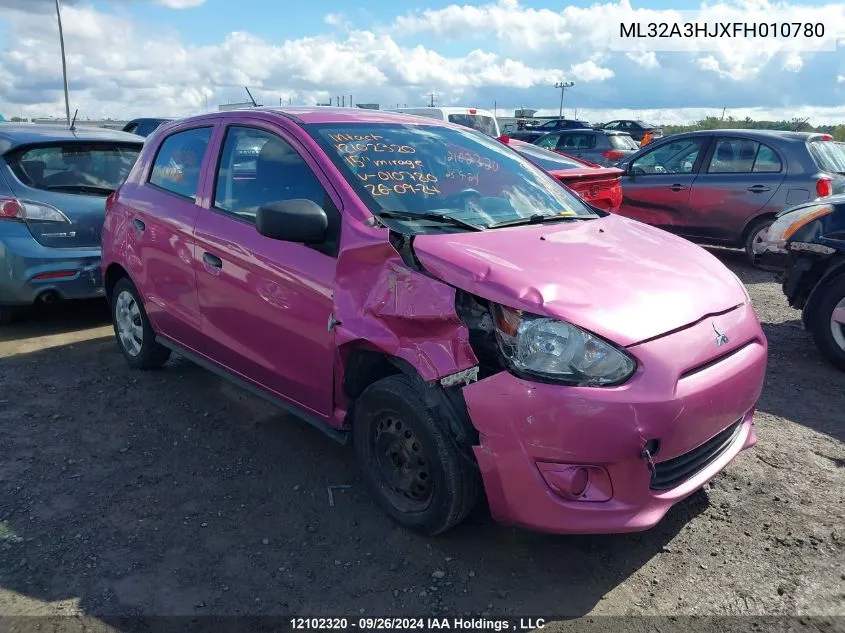 ML32A3HJXFH010780 2015 Mitsubishi Mirage