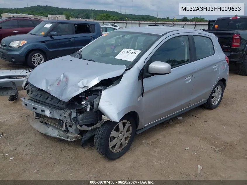 ML32A3HJ3FH009633 2015 Mitsubishi Mirage De