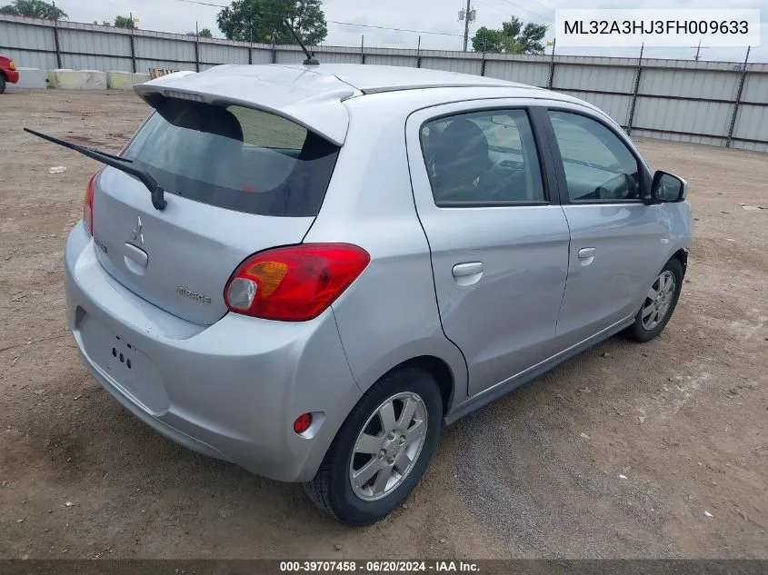 ML32A3HJ3FH009633 2015 Mitsubishi Mirage De