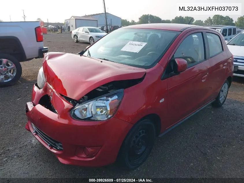 ML32A3HJXFH037073 2015 Mitsubishi Mirage De/Rf