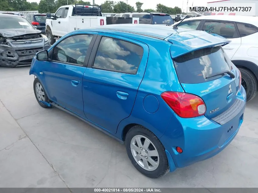 ML32A4HJ7FH047307 2015 Mitsubishi Mirage Es/Rf