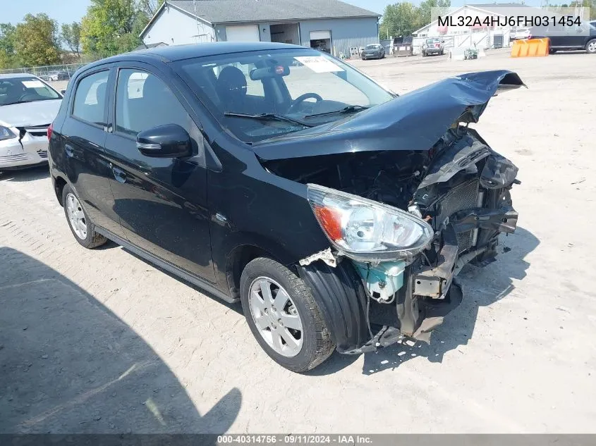 ML32A4HJ6FH031454 2015 Mitsubishi Mirage Es/Rf