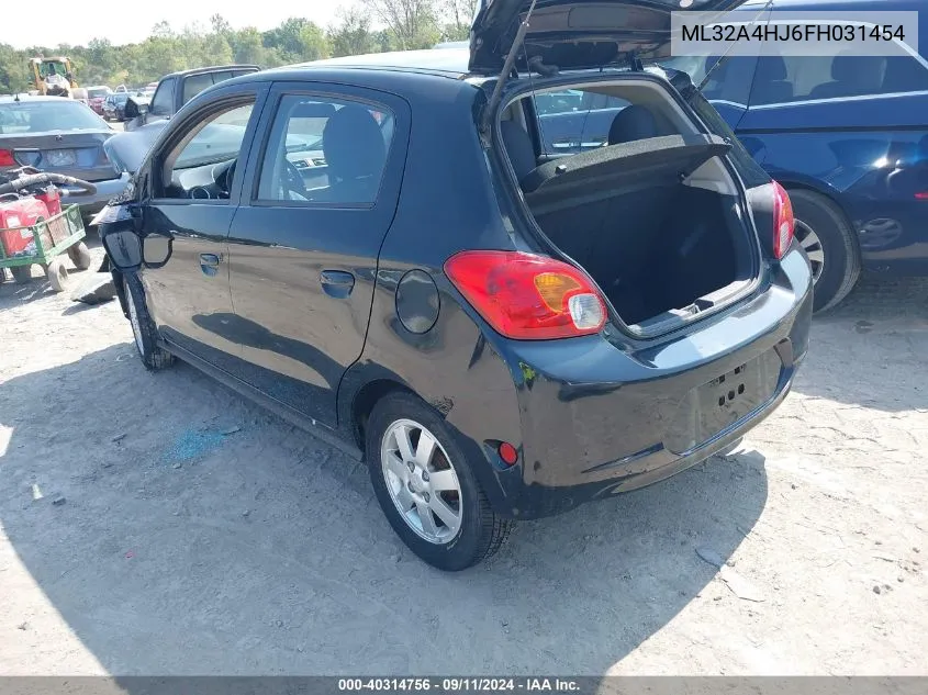 ML32A4HJ6FH031454 2015 Mitsubishi Mirage Es/Rf