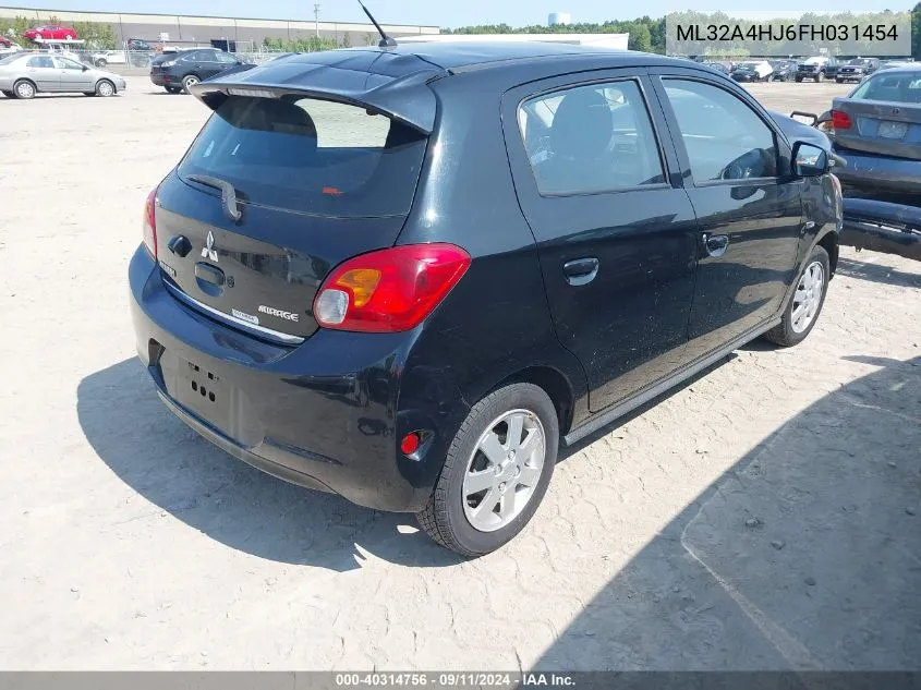 ML32A4HJ6FH031454 2015 Mitsubishi Mirage Es/Rf