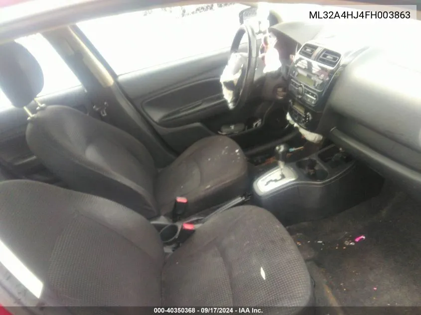 ML32A4HJ4FH003863 2015 Mitsubishi Mirage Es