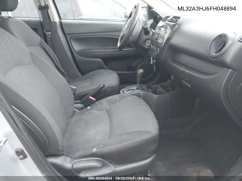 ML32A3HJ6FH048894 2015 Mitsubishi Mirage De