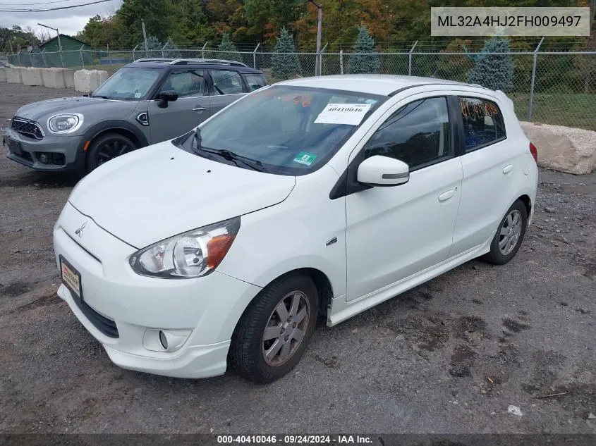 2015 Mitsubishi Mirage Es VIN: ML32A4HJ2FH009497 Lot: 40410046