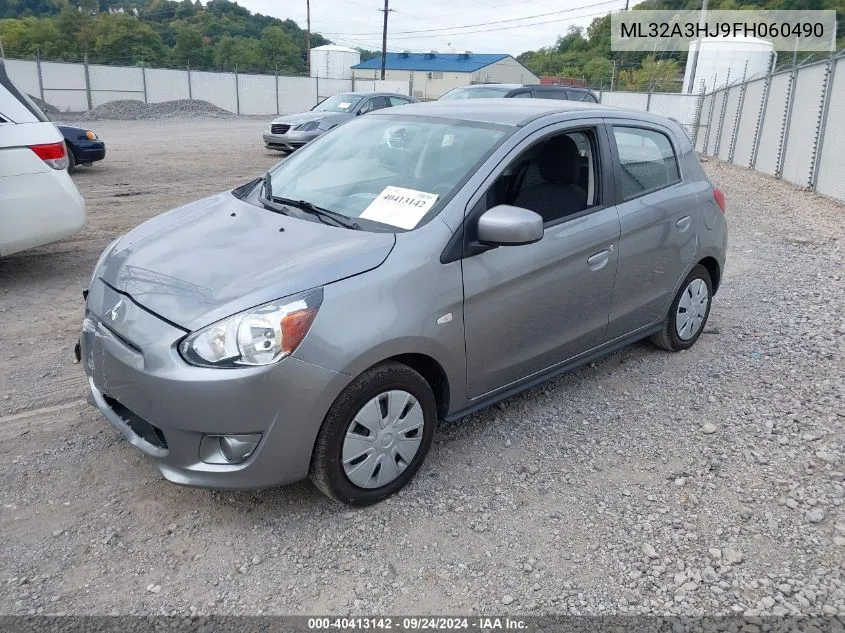 ML32A3HJ9FH060490 2015 Mitsubishi Mirage De