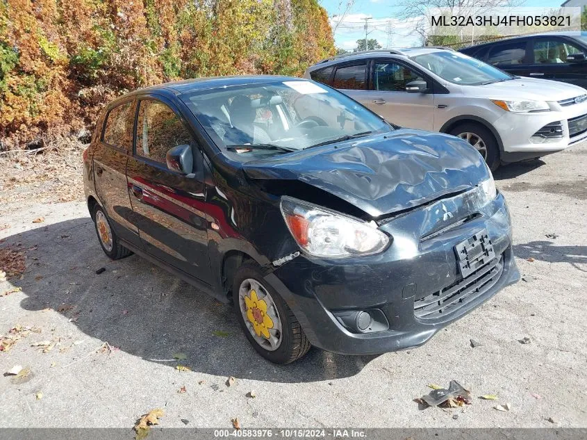 2015 Mitsubishi Mirage De/Rf VIN: ML32A3HJ4FH053821 Lot: 40583976